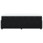 vidaXL Boxspringbett mit Matratze Schwarz 90x200 cm Samt vidaXL Boxspringbett mit Matratze Schwarz 90x200 cm Samt