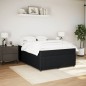 vidaXL Boxspringbett mit Matratze Schwarz 140x190 cm Samt vidaXL Boxspringbett mit Matratze Schwarz 140x190 cm Samt