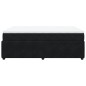 vidaXL Boxspringbett mit Matratze Schwarz 140x190 cm Samt vidaXL Boxspringbett mit Matratze Schwarz 140x190 cm Samt