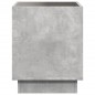 vidaXL Nachttisch mit Infinity-LED Betongrau 50x50x50 cm vidaXL Nachttisch mit Infinity-LED Betongrau 50x50x50 cm
