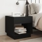 vidaXL Nachttisch mit Infinity-LED Schwarz 50x50x50 cm vidaXL Nachttisch mit Infinity-LED Schwarz 50x50x50 cm