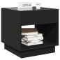 vidaXL Nachttisch mit Infinity-LED Schwarz 50x50x50 cm vidaXL Nachttisch mit Infinity-LED Schwarz 50x50x50 cm
