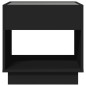 vidaXL Nachttisch mit Infinity-LED Schwarz 50x50x50 cm vidaXL Nachttisch mit Infinity-LED Schwarz 50x50x50 cm