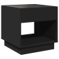 vidaXL Nachttisch mit Infinity-LED Schwarz 50x50x50 cm vidaXL Nachttisch mit Infinity-LED Schwarz 50x50x50 cm