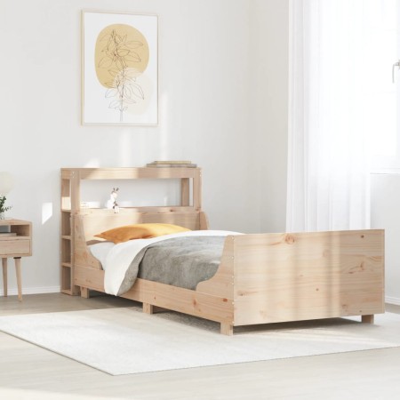 vidaXL Massivholzbett ohne Matratze 90x200 Kiefernholz