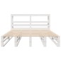 vidaXL Massivholzbett ohne Matratze Weiß 140x200 cm Kiefernholz vidaXL Massivholzbett ohne Matratze Weiß 140x200 cm Kiefernholz