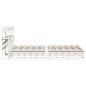 vidaXL Massivholzbett ohne Matratze Weiß 140x200 cm Kiefernholz vidaXL Massivholzbett ohne Matratze Weiß 140x200 cm Kiefernholz