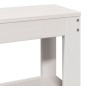 vidaXL Massivholzbett ohne Matratze Weiß 135x190 cm Kiefernholz vidaXL Massivholzbett ohne Matratze Weiß 135x190 cm Kiefernholz