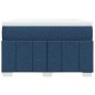 vidaXL Boxspringbett mit Matratze Blau 120x200 cm Stoff vidaXL Boxspringbett mit Matratze Blau 120x200 cm Stoff