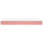 vidaXL Taschenfederkernmatratze für Kinder Rosa 80x160 cm Samt vidaXL Taschenfederkernmatratze für Kinder Rosa 80x160 cm Samt