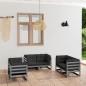 6-tlg. Garten-Lounge-Set mit Kissen Kiefer Massivholz 6-tlg. Garten-Lounge-Set mit Kissen Kiefer Massivholz