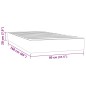 vidaXL Taschenfederkernmatratze für Kinder Rosa 80x160 cm Samt vidaXL Taschenfederkernmatratze für Kinder Rosa 80x160 cm Samt