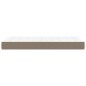 vidaXL Taschenfederkernmatratze für Kinder Taupe 80x160 cm Stoff vidaXL Taschenfederkernmatratze für Kinder Taupe 80x160 cm Stoff