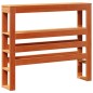 vidaXL Massivholzbett ohne Matratze Wachsbraun 75x190 cm Kiefernholz vidaXL Massivholzbett ohne Matratze Wachsbraun 75x190 cm Kiefernholz