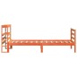 vidaXL Massivholzbett ohne Matratze Wachsbraun 75x190 cm Kiefernholz vidaXL Massivholzbett ohne Matratze Wachsbraun 75x190 cm Kiefernholz
