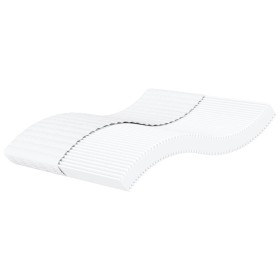 vidaXL Schaumstoffmatratze Weiß 180x210 cm Härtegrad H2 H3