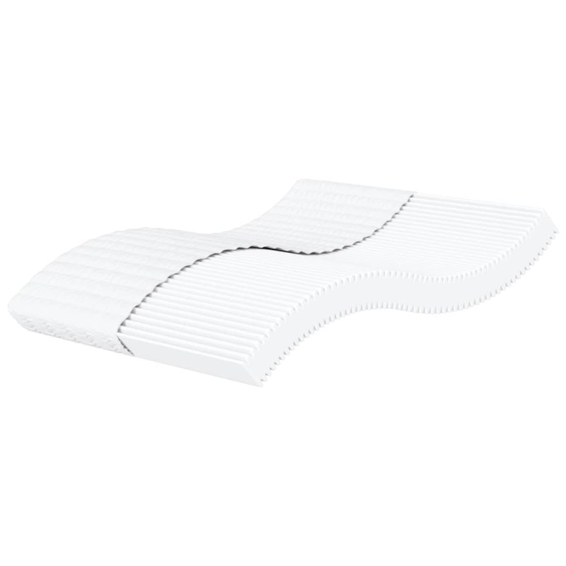 vidaXL Schaumstoffmatratze Weiß 160x220 cm Härtegrad H2 H3 vidaXL Schaumstoffmatratze Weiß 160x220 cm Härtegrad H2 H3