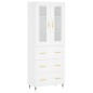 vidaXL Highboard Weiß 69,5x34x180 cm Holzwerkstoff vidaXL Highboard Weiß 69,5x34x180 cm Holzwerkstoff