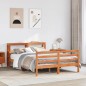 vidaXL Massivholzbett ohne Matratze Wachsbraun 120x200 cm Kiefernholz vidaXL Massivholzbett ohne Matratze Wachsbraun 120x200 cm Kiefernholz