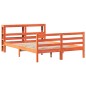 vidaXL Massivholzbett ohne Matratze Wachsbraun 120x200 cm Kiefernholz vidaXL Massivholzbett ohne Matratze Wachsbraun 120x200 cm Kiefernholz