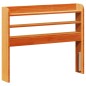 vidaXL Massivholzbett ohne Matratze Wachsbraun 75x190 cm Kiefernholz vidaXL Massivholzbett ohne Matratze Wachsbraun 75x190 cm Kiefernholz