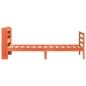 vidaXL Massivholzbett ohne Matratze Wachsbraun 75x190 cm Kiefernholz vidaXL Massivholzbett ohne Matratze Wachsbraun 75x190 cm Kiefernholz