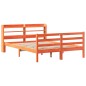 vidaXL Massivholzbett ohne Matratze Wachsbraun 120x200 cm Kiefernholz vidaXL Massivholzbett ohne Matratze Wachsbraun 120x200 cm Kiefernholz