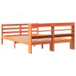vidaXL Massivholzbett ohne Matratze Wachsbraun 120x200 cm Kiefernholz vidaXL Massivholzbett ohne Matratze Wachsbraun 120x200 cm Kiefernholz