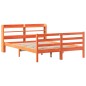 vidaXL Massivholzbett ohne Matratze Wachsbraun 120x190 cm Kiefernholz vidaXL Massivholzbett ohne Matratze Wachsbraun 120x190 cm Kiefernholz