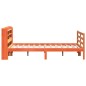 vidaXL Massivholzbett ohne Matratze Wachsbraun 120x190 cm Kiefernholz vidaXL Massivholzbett ohne Matratze Wachsbraun 120x190 cm Kiefernholz