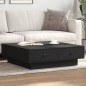 vidaXL Couchtisch Schwarz 90x90x28 cm Holzwerkstoff vidaXL Couchtisch Schwarz 90x90x28 cm Holzwerkstoff