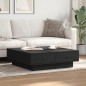vidaXL Couchtisch Schwarz 90x90x28 cm Holzwerkstoff vidaXL Couchtisch Schwarz 90x90x28 cm Holzwerkstoff