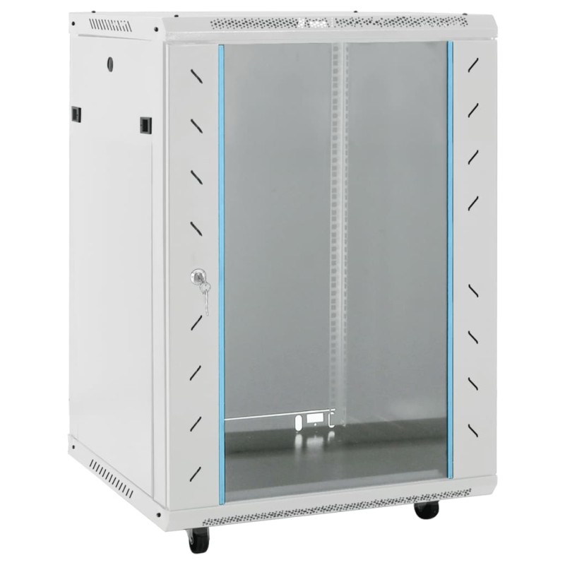 vidaXL 15U Netzwerkschrank 19" IP20 Grau 53x40x80 cm vidaXL 15U Netzwerkschrank 19" IP20 Grau 53x40x80 cm