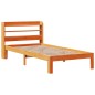 vidaXL Massivholzbett ohne Matratze Wachsbraun 90x190 cm Kiefernholz vidaXL Massivholzbett ohne Matratze Wachsbraun 90x190 cm Kiefernholz