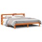 vidaXL Massivholzbett ohne Matratze Wachsbraun 180x200 Kiefernholz vidaXL Massivholzbett ohne Matratze Wachsbraun 180x200 Kiefernholz