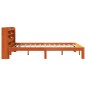 vidaXL Massivholzbett ohne Matratze Wachsbraun 120x190 cm Kiefernholz vidaXL Massivholzbett ohne Matratze Wachsbraun 120x190 cm Kiefernholz