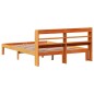vidaXL Massivholzbett ohne Matratze Wachsbraun 120x190 cm Kiefernholz vidaXL Massivholzbett ohne Matratze Wachsbraun 120x190 cm Kiefernholz
