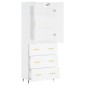 vidaXL Highboard Weiß 69,5x34x180 cm Holzwerkstoff vidaXL Highboard Weiß 69,5x34x180 cm Holzwerkstoff