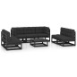 vidaXL 8-tlg. Garten-Lounge-Set mit Kissen Kiefer Massivholz vidaXL 8-tlg. Garten-Lounge-Set mit Kissen Kiefer Massivholz