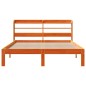 vidaXL Massivholzbett ohne Matratze Wachsbraun 140x190 cm Kiefernholz vidaXL Massivholzbett ohne Matratze Wachsbraun 140x190 cm Kiefernholz