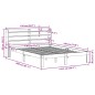 vidaXL Massivholzbett ohne Matratze Wachsbraun 140x190 cm Kiefernholz vidaXL Massivholzbett ohne Matratze Wachsbraun 140x190 cm Kiefernholz