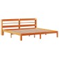vidaXL Massivholzbett ohne Matratze Wachsbraun 180x200 Kiefernholz vidaXL Massivholzbett ohne Matratze Wachsbraun 180x200 Kiefernholz
