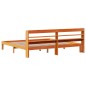 vidaXL Massivholzbett ohne Matratze Wachsbraun 180x200 Kiefernholz vidaXL Massivholzbett ohne Matratze Wachsbraun 180x200 Kiefernholz