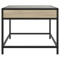 vidaXL Couchtisch mit Infinity-LED Sonoma-Eiche 70x50x41 cm