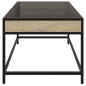 vidaXL Couchtisch mit Infinity-LED Sonoma-Eiche 70x50x41 cm