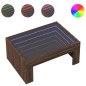 vidaXL Couchtisch mit Infinity-LED Braun Eichen-Optik 70x50x30 cm vidaXL Couchtisch mit Infinity-LED Braun Eichen-Optik 70x50x30 cm