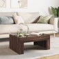vidaXL Couchtisch mit Infinity-LED Braun Eichen-Optik 70x50x30 cm vidaXL Couchtisch mit Infinity-LED Braun Eichen-Optik 70x50x30 cm