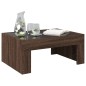 vidaXL Couchtisch mit Infinity-LED Braun Eichen-Optik 70x50x30 cm vidaXL Couchtisch mit Infinity-LED Braun Eichen-Optik 70x50x30 cm