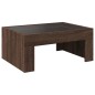 vidaXL Couchtisch mit Infinity-LED Braun Eichen-Optik 70x50x30 cm vidaXL Couchtisch mit Infinity-LED Braun Eichen-Optik 70x50x30 cm