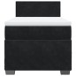 vidaXL Boxspringbett mit Matratze Schwarz Samt vidaXL Boxspringbett mit Matratze Schwarz Samt